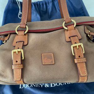Dooney & Bourke Suede & Leather Large Satchel